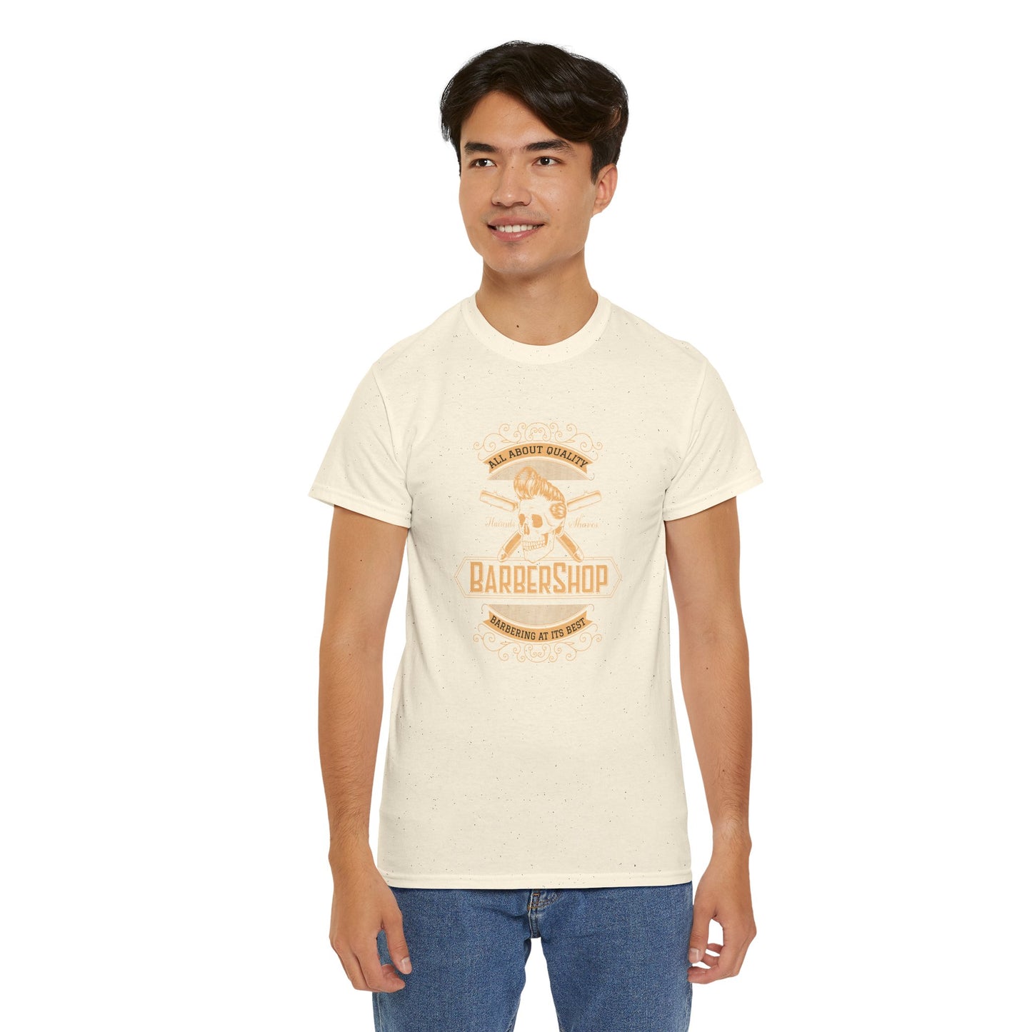 Barber Shop Unisex Heavy Cotton Tee