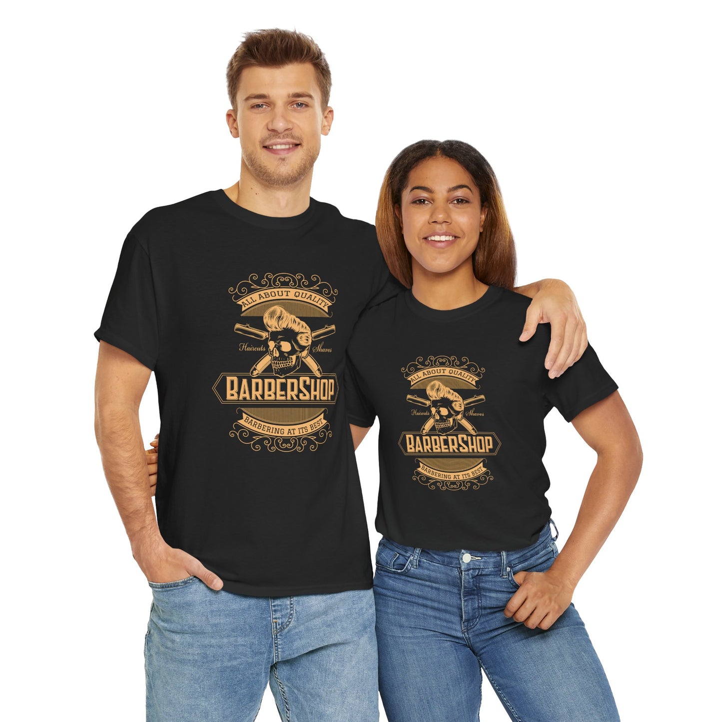 Barber Shop Unisex Heavy Cotton Tee
