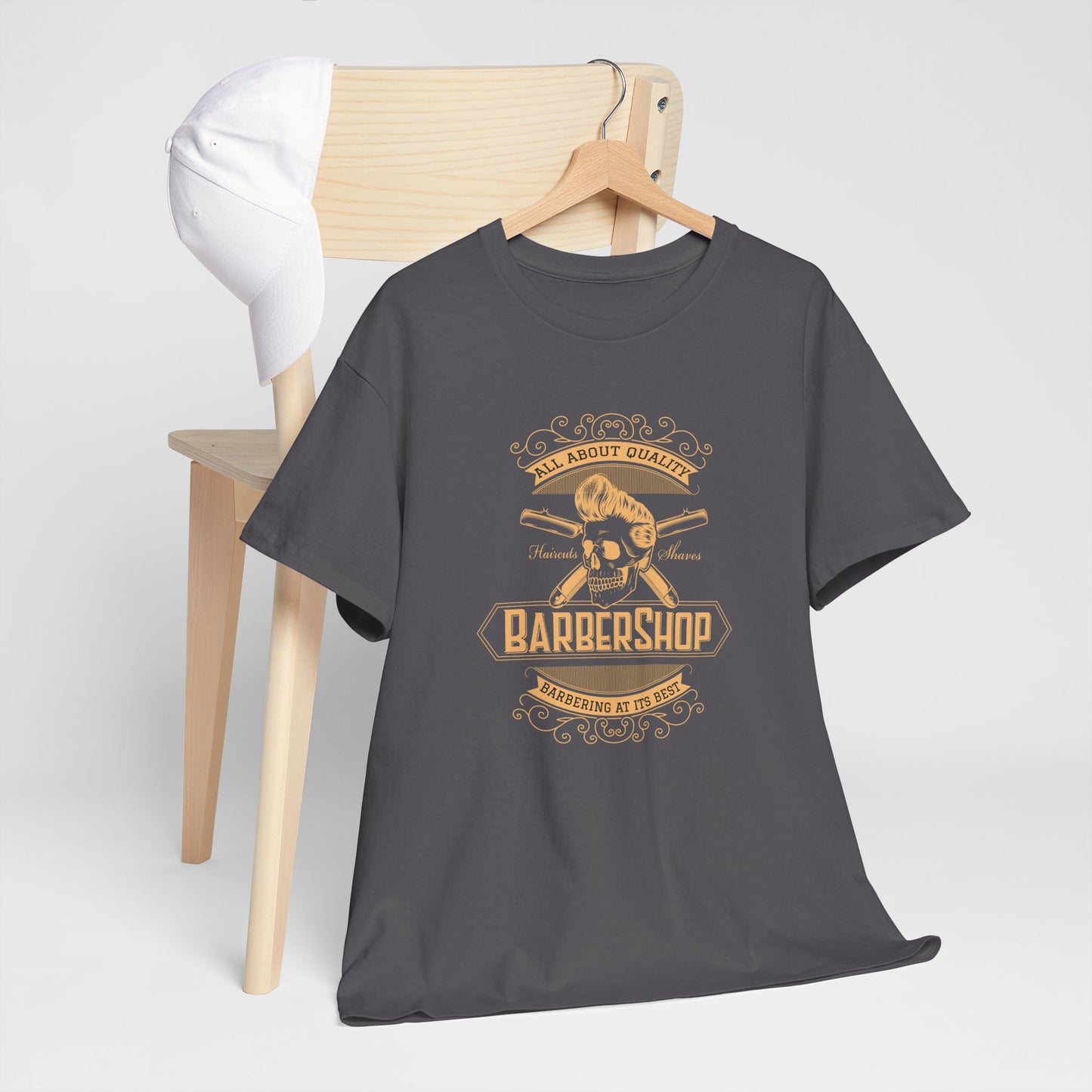 Barber Shop Unisex Heavy Cotton Tee