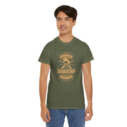 Barber Shop Unisex Heavy Cotton Tee