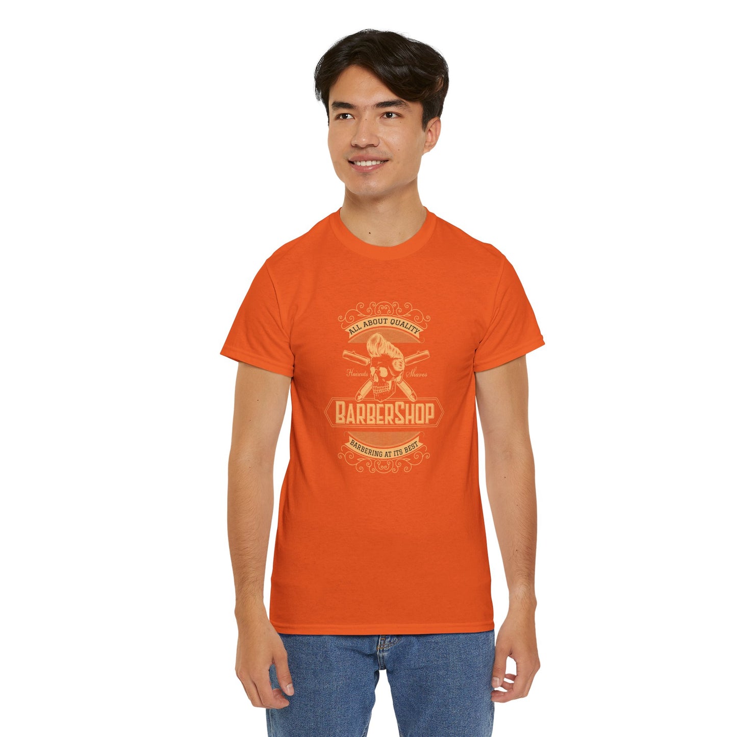 Barber Shop Unisex Heavy Cotton Tee