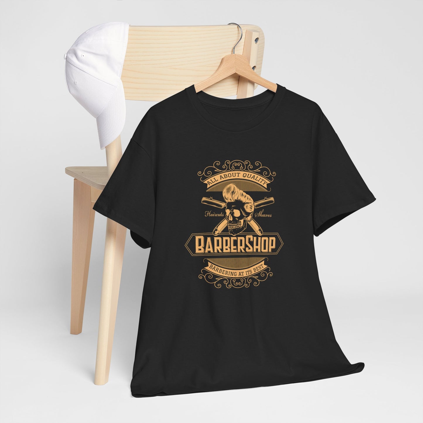 Barber Shop Unisex Heavy Cotton Tee