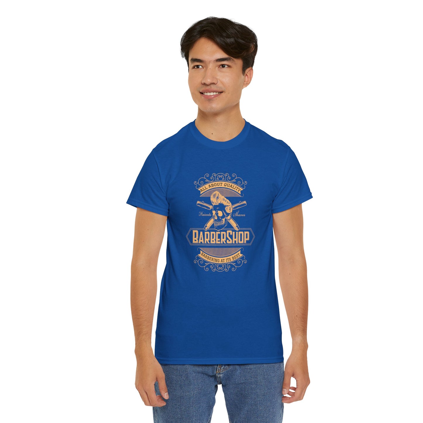 Barber Shop Unisex Heavy Cotton Tee
