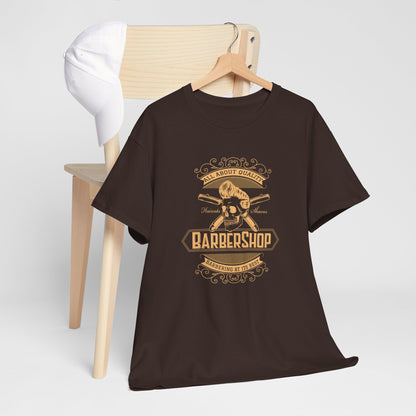 Barber Shop Unisex Heavy Cotton Tee
