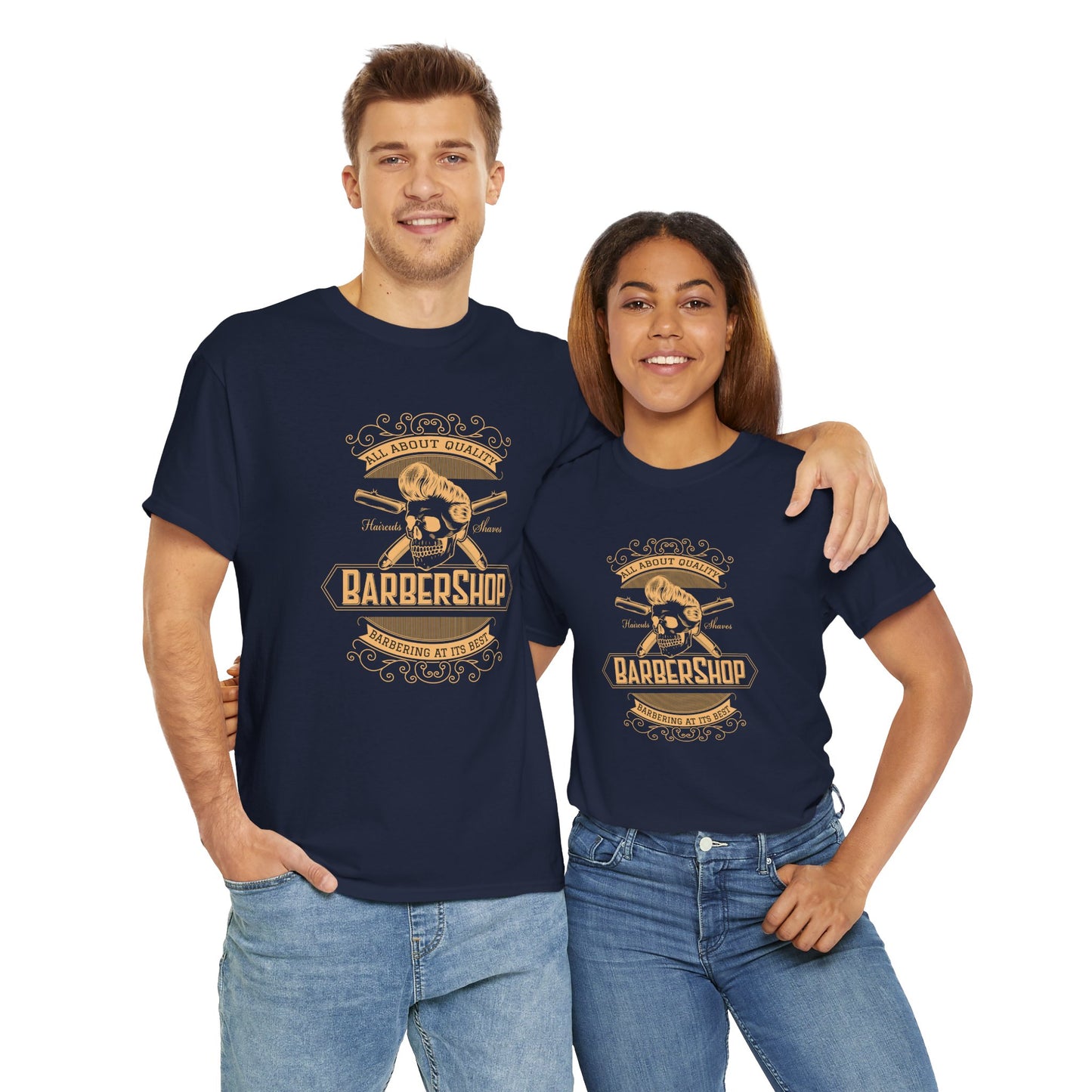 Barber Shop Unisex Heavy Cotton Tee