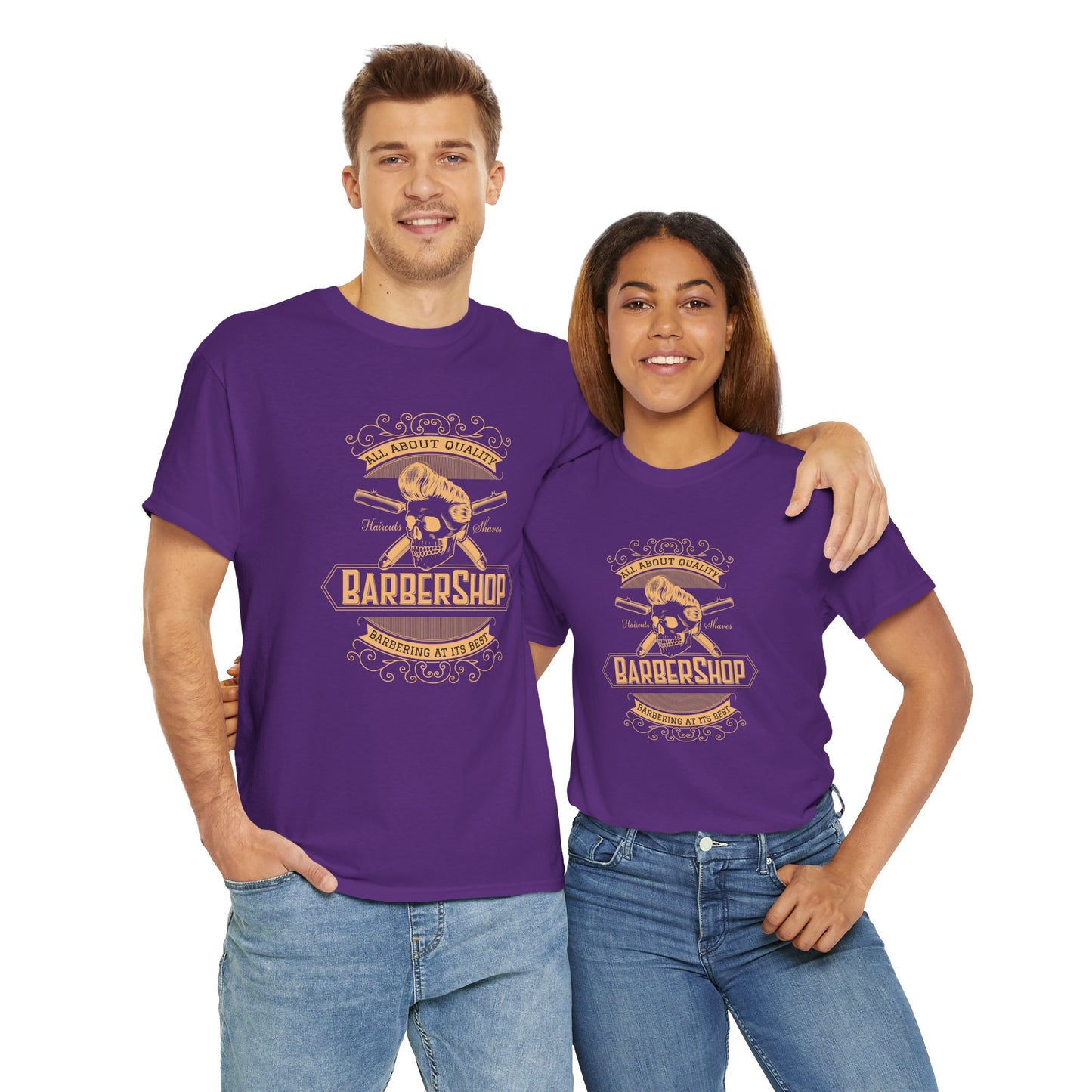 Barber Shop Unisex Heavy Cotton Tee