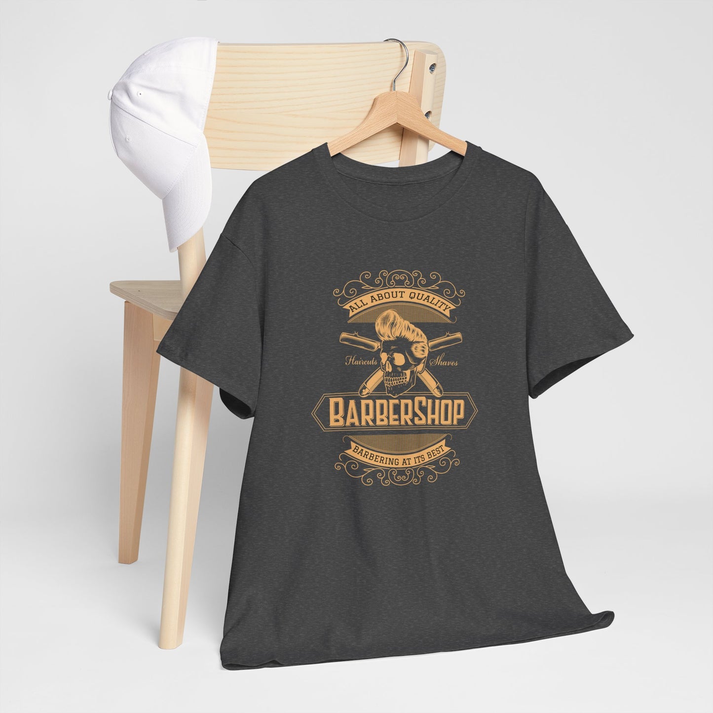 Barber Shop Unisex Heavy Cotton Tee