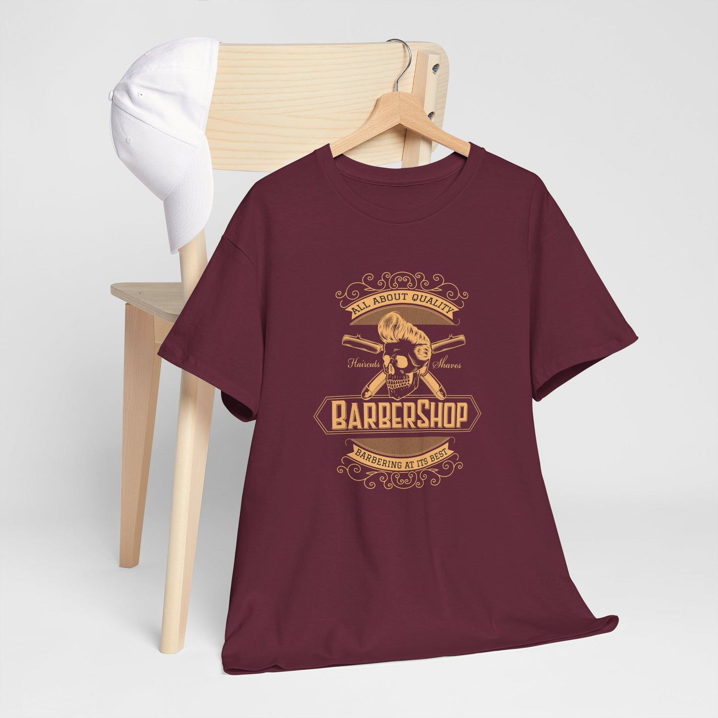 Barber Shop Unisex Heavy Cotton Tee