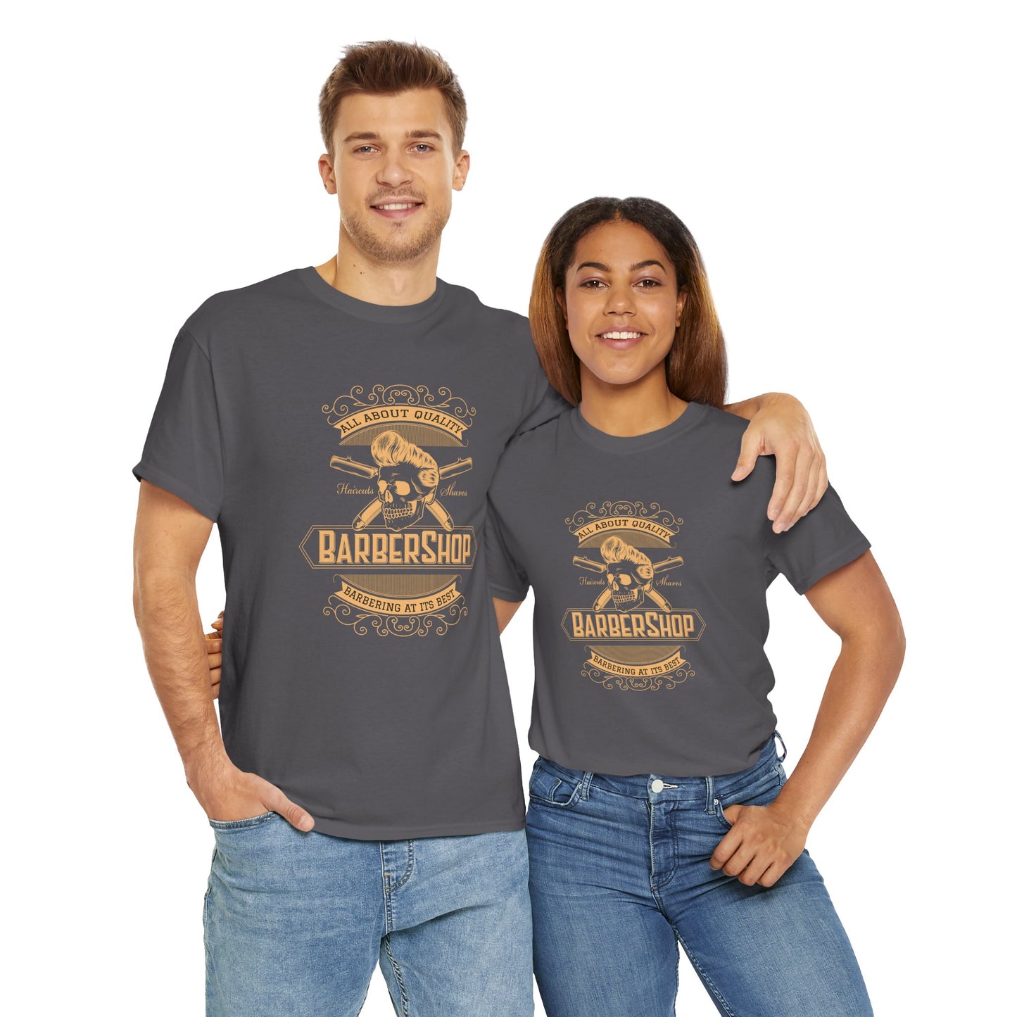 Barber Shop Unisex Heavy Cotton Tee