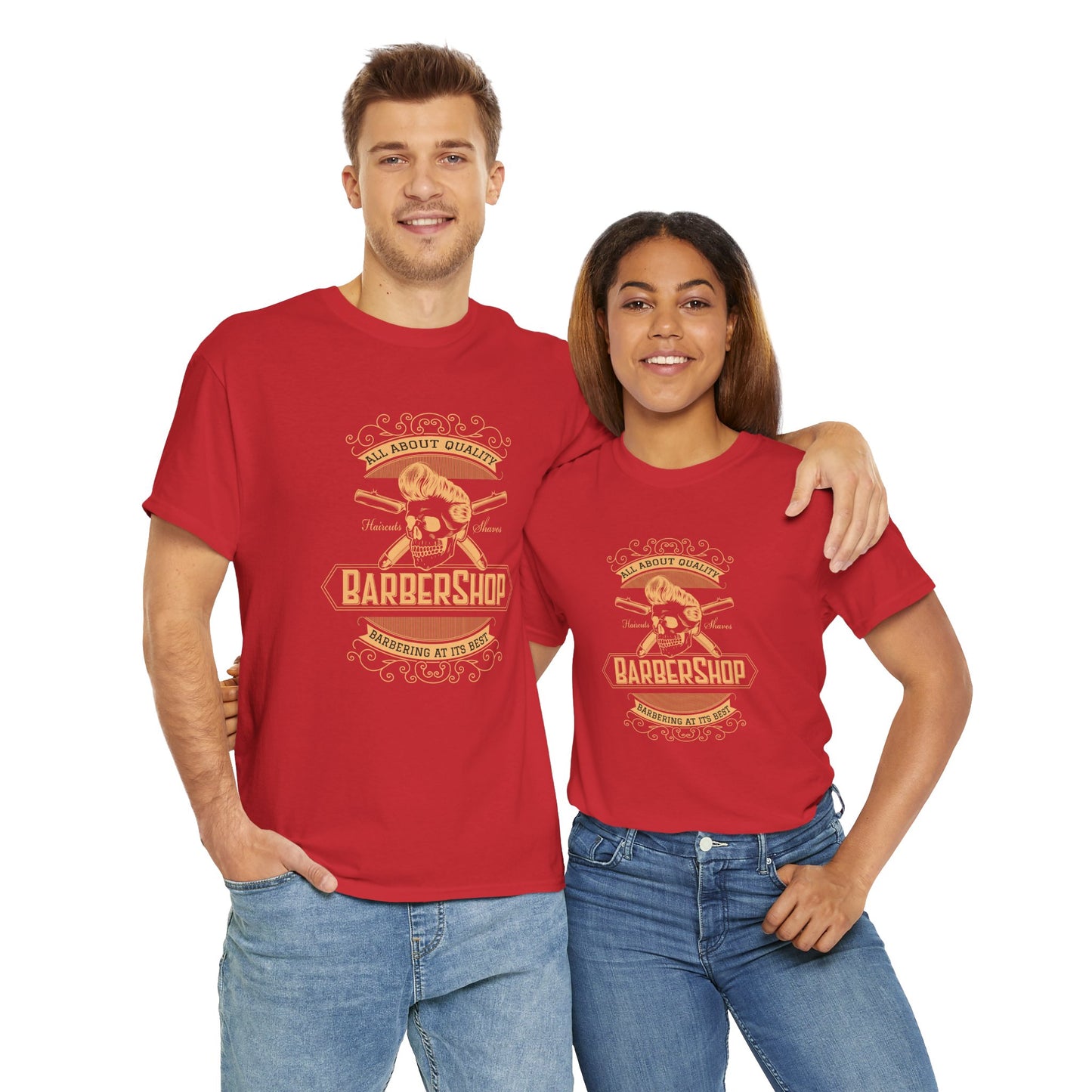 Barber Shop Unisex Heavy Cotton Tee