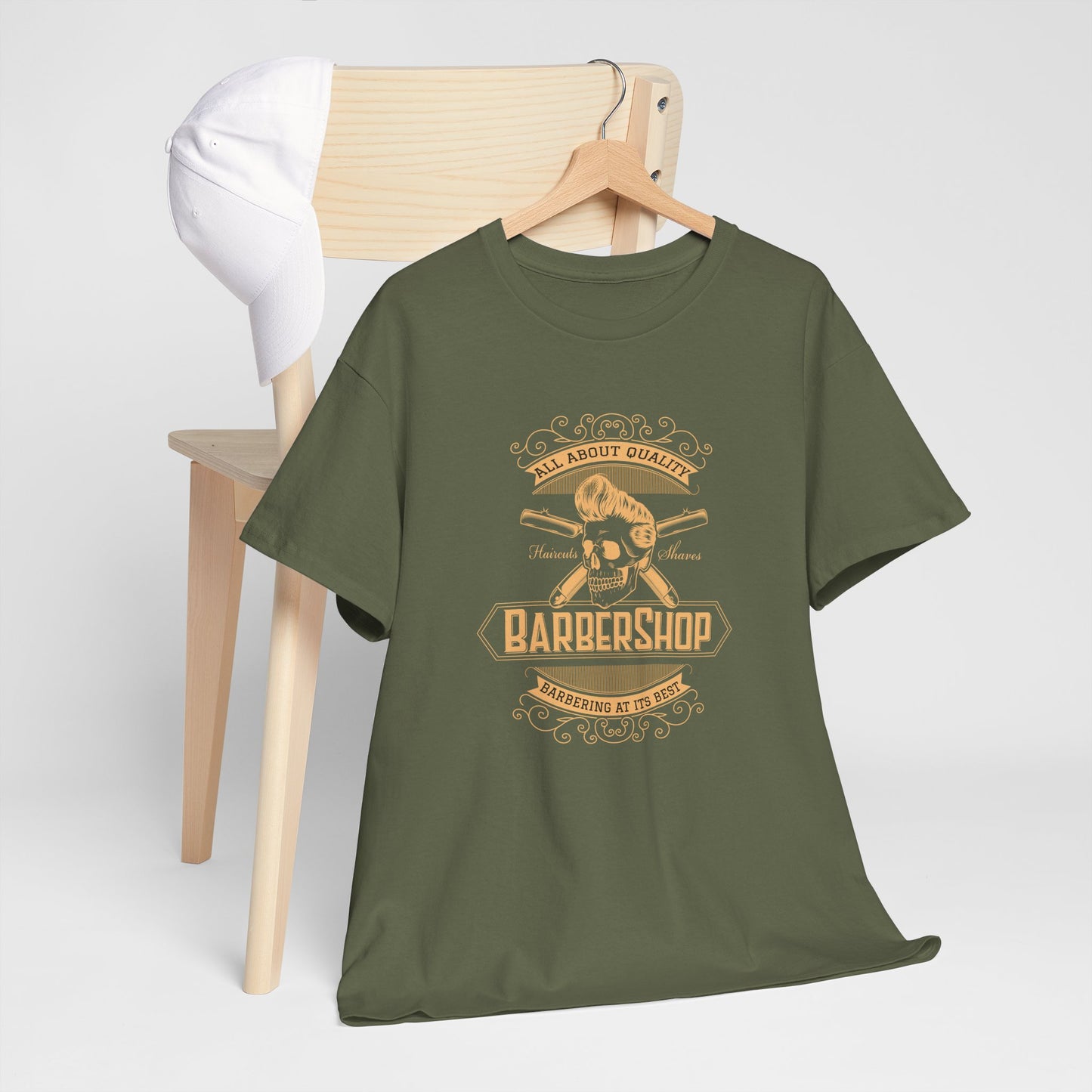 Barber Shop Unisex Heavy Cotton Tee