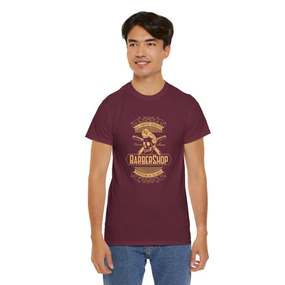 Barber Shop Unisex Heavy Cotton Tee