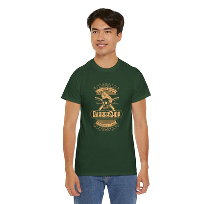 Barber Shop Unisex Heavy Cotton Tee