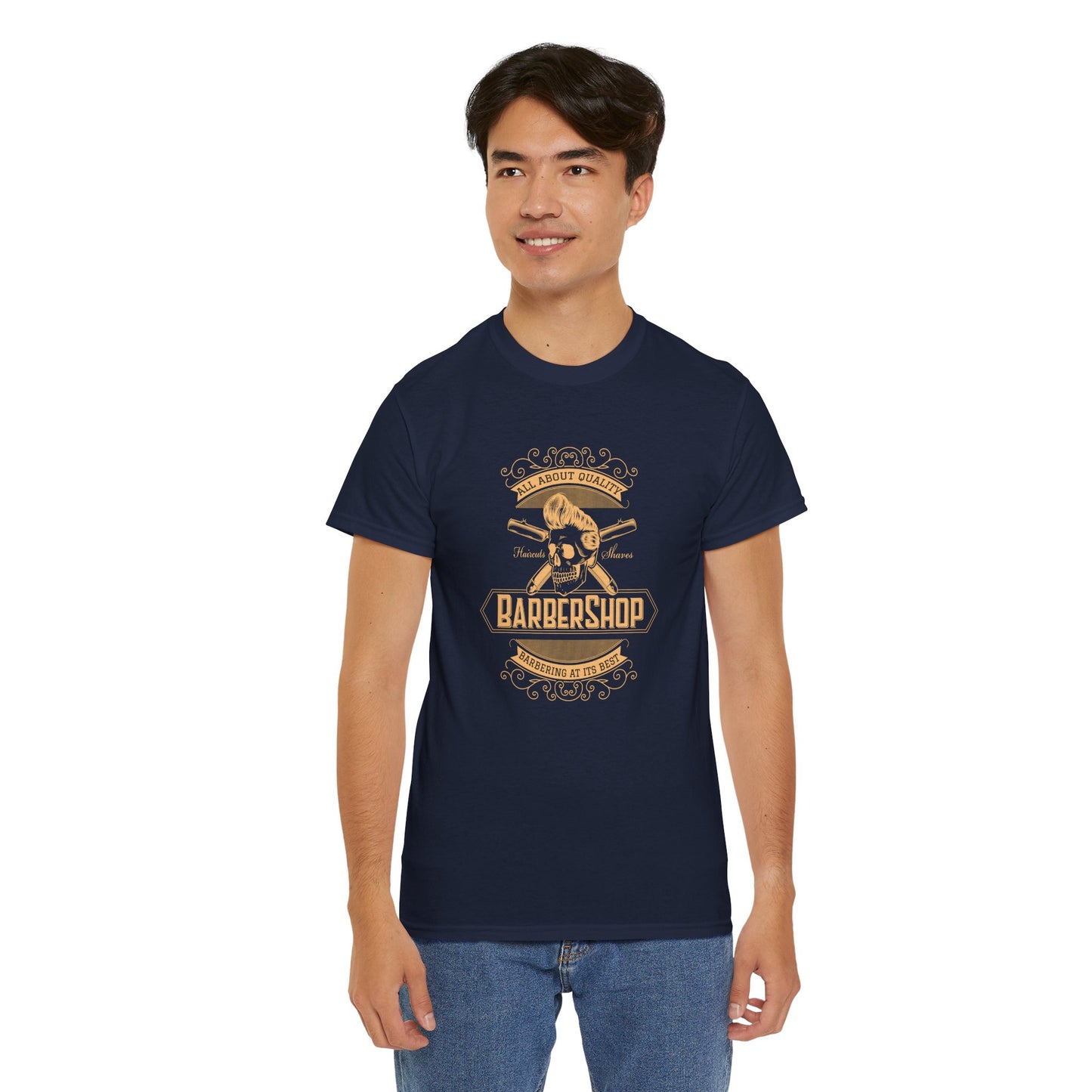 Barber Shop Unisex Heavy Cotton Tee