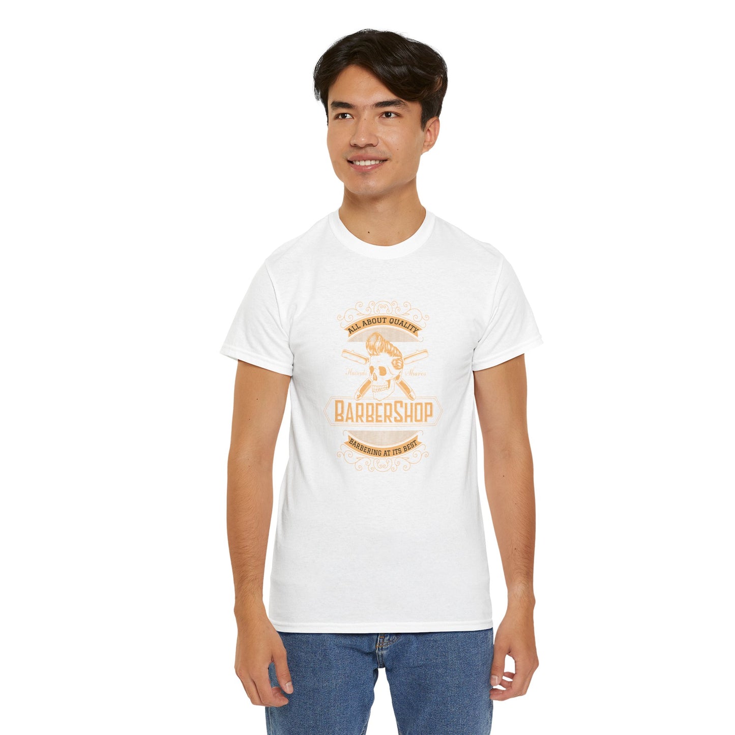 Barber Shop Unisex Heavy Cotton Tee