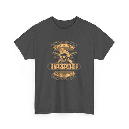 Barber Shop Unisex Heavy Cotton Tee