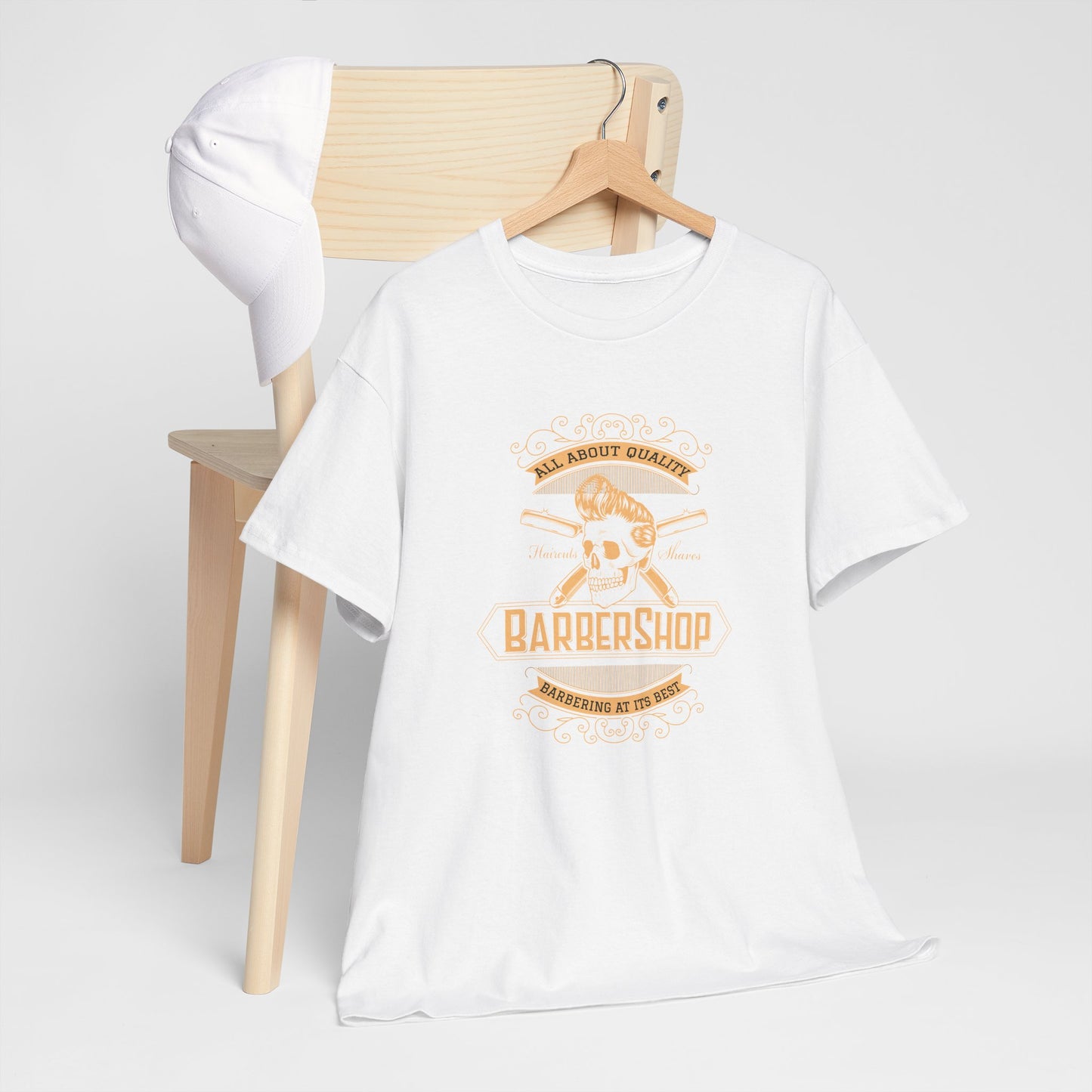 Barber Shop Unisex Heavy Cotton Tee