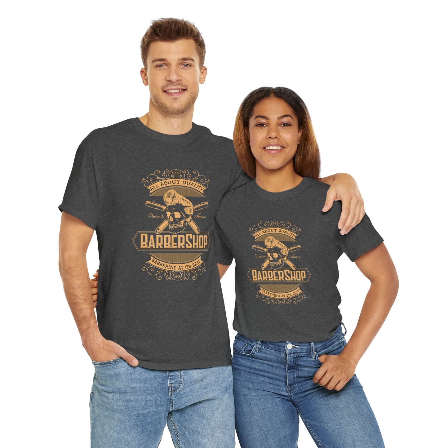 Barber Shop Unisex Heavy Cotton Tee
